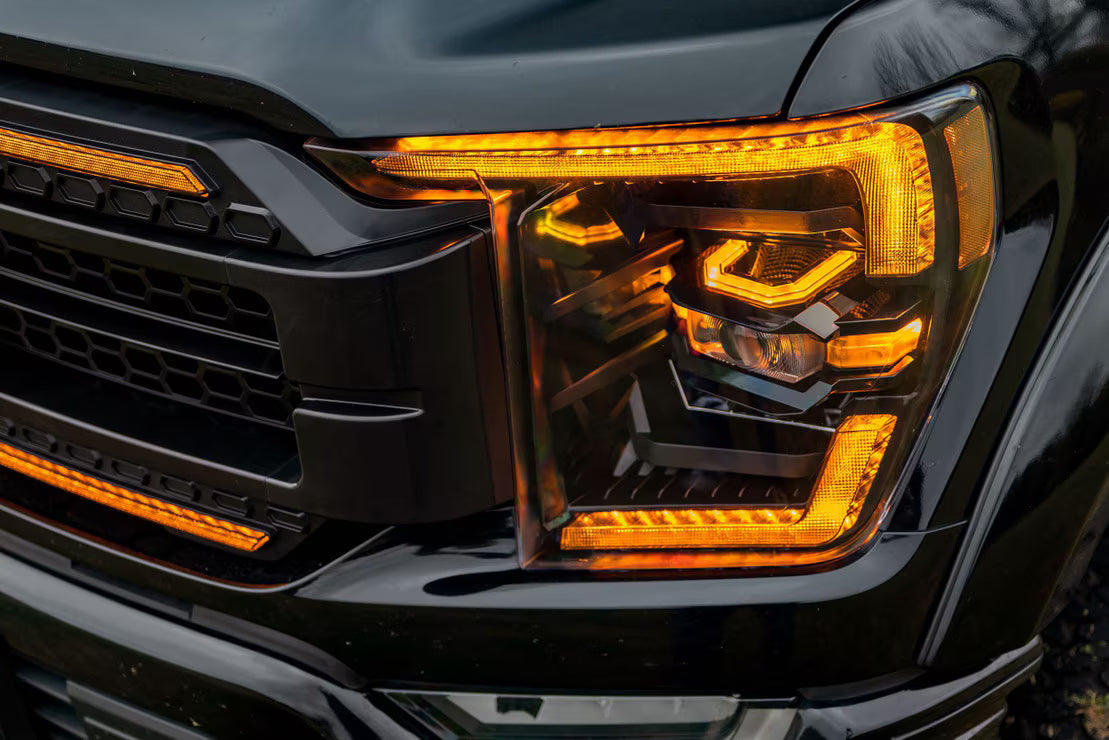 2021-2023 Ford F150 Morimoto LED Headlights - Amber DRL