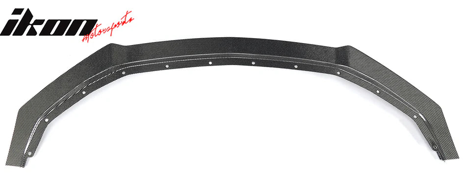 2024-2026 Ford Mustang Carbon Fiber Ikon Front Bumper Lip
