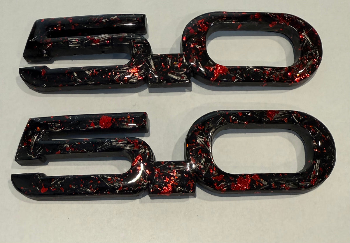 Mustang Carbon Fiber Forged Emblems