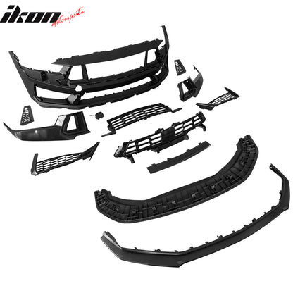 2024-2026 Ford Mustang Dark Horse Front Bumper Conversion W/ Grille PP