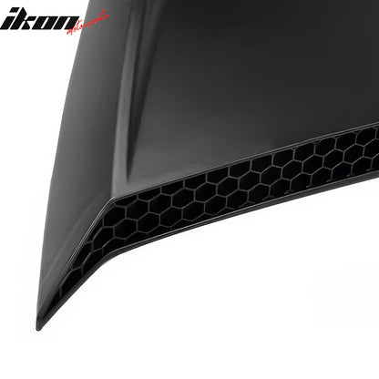 2024-2026 Ford Mustang V Style Matte Black Side Window Louvers ABS