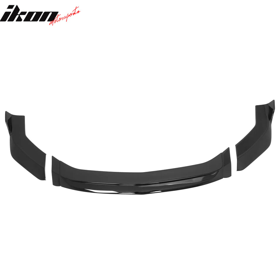 2024-2026 Ford Mustang V2 Style Front Lip Gloss Black 3PCS