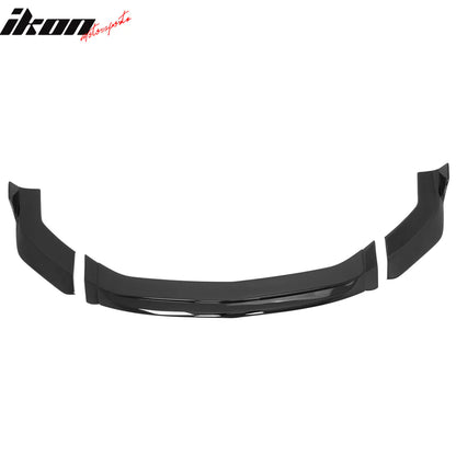2024-2026 Ford Mustang V2 Style Front Lip Gloss Black 3PCS
