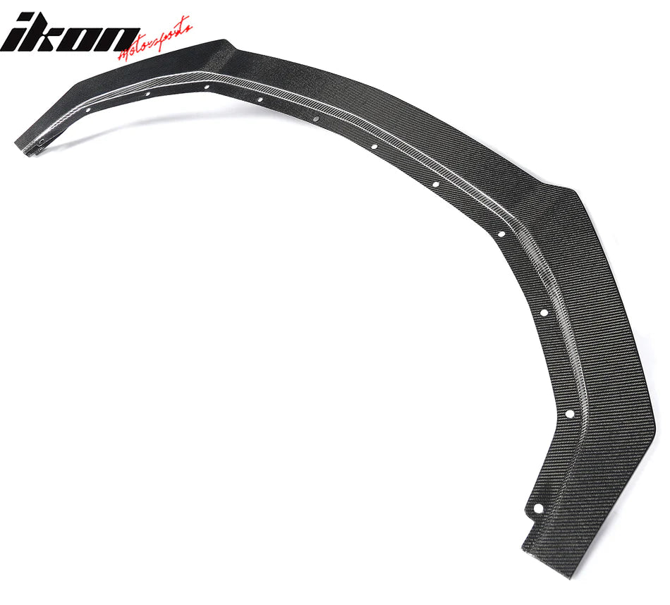 2024-2026 Ford Mustang Carbon Fiber Ikon Front Bumper Lip