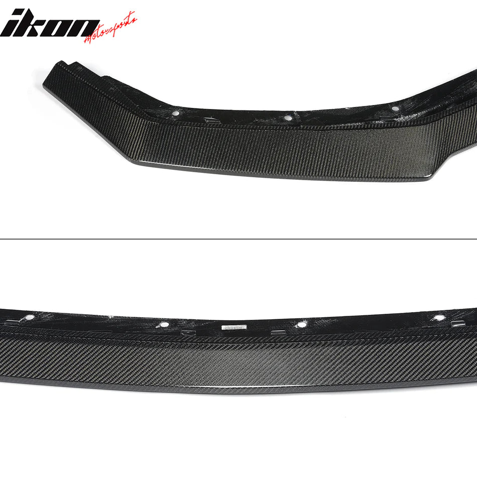 2024-2026 Ford Mustang Carbon Fiber Ikon Front Bumper Lip