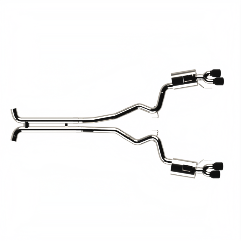 Kooks 2018+ Mustang 5.0L 4V Convertible/Coupe Cat-back Exhaust Connect to OEM Connection Point