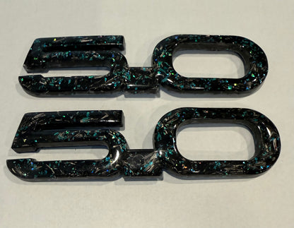 Mustang Carbon Fiber Forged Emblems