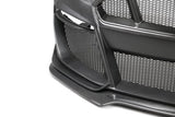 2018-2023 FORD MUSTANG TYPE-ST (GT500 STYLE) FIBERGLASS FRONT BUMPER WITH CARBON FIBER GRILLE/FRONT LIP