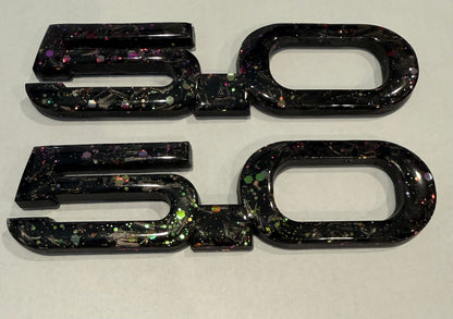 Mustang Carbon Fiber Forged Emblems