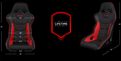 Braum Falcon X Series FIA Approved Fixed Back Racing Seat