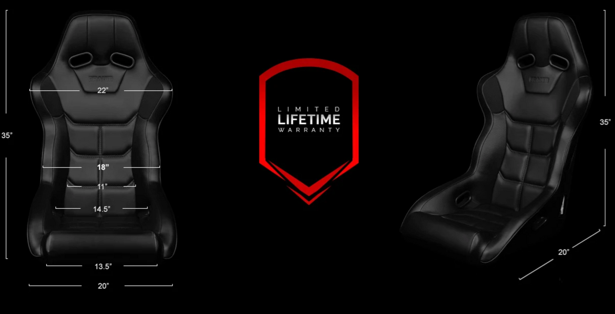 Braum Falcon X Series FIA Approved Fixed Back Racing Seat