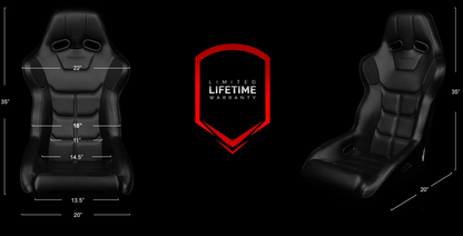 Braum Falcon X Series FIA Approved Fixed Back Racing Seat