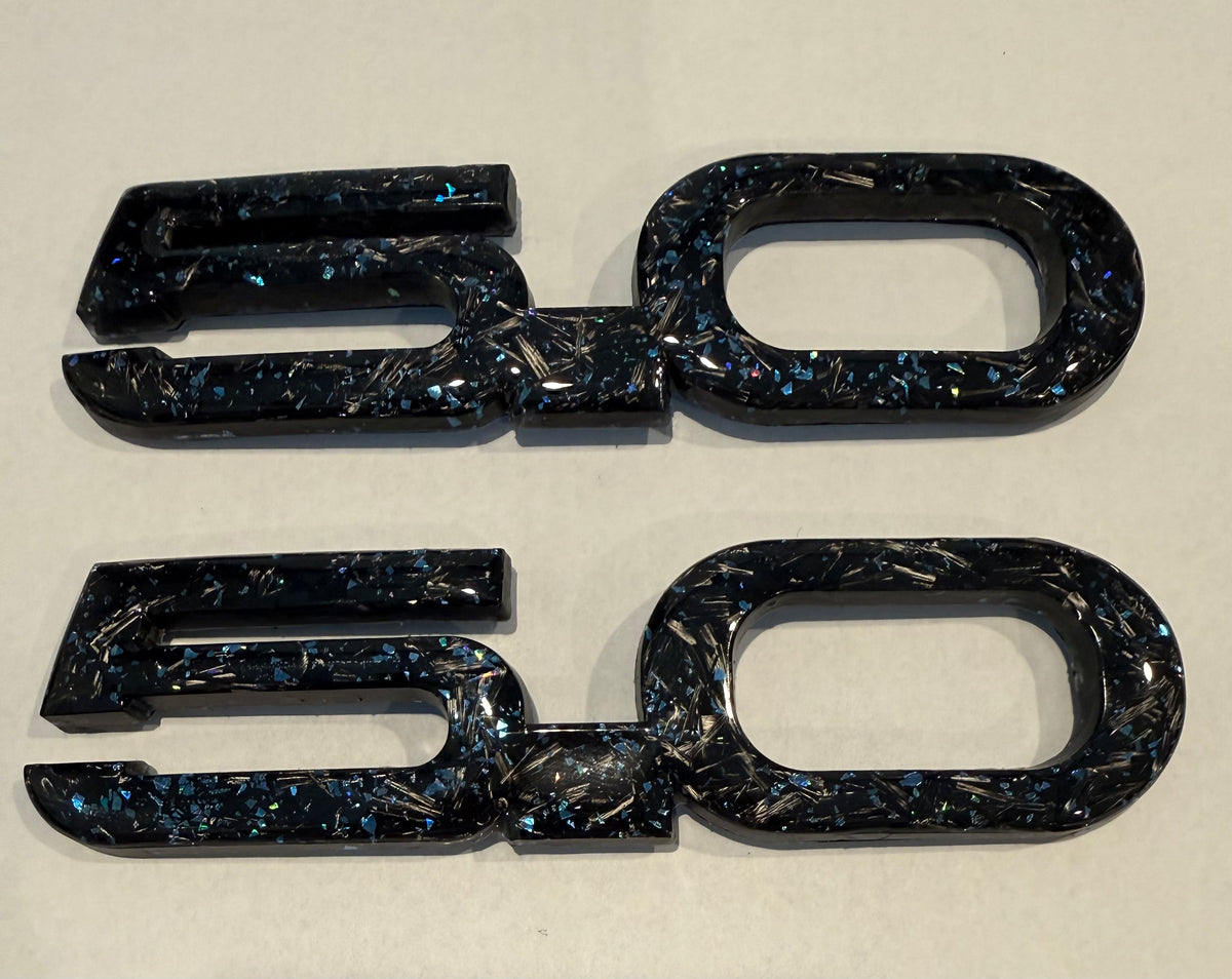 Mustang Carbon Fiber Forged Emblems