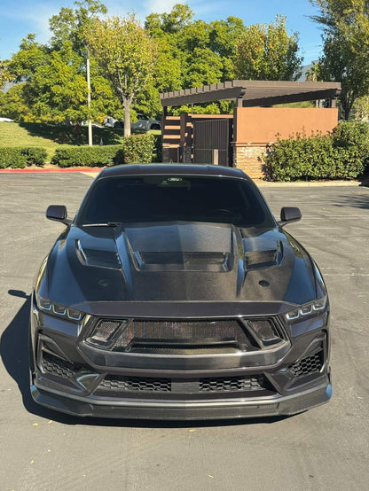 2024-2026 Mustang GT3 Carbon Fiber Front Bumper Grille