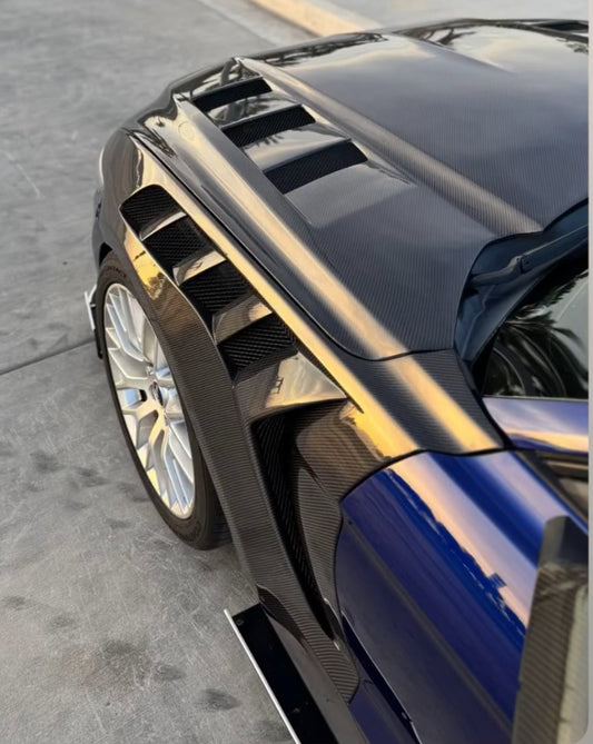 2015-2017 GTD Fenders carbon fiber Mustang body kit