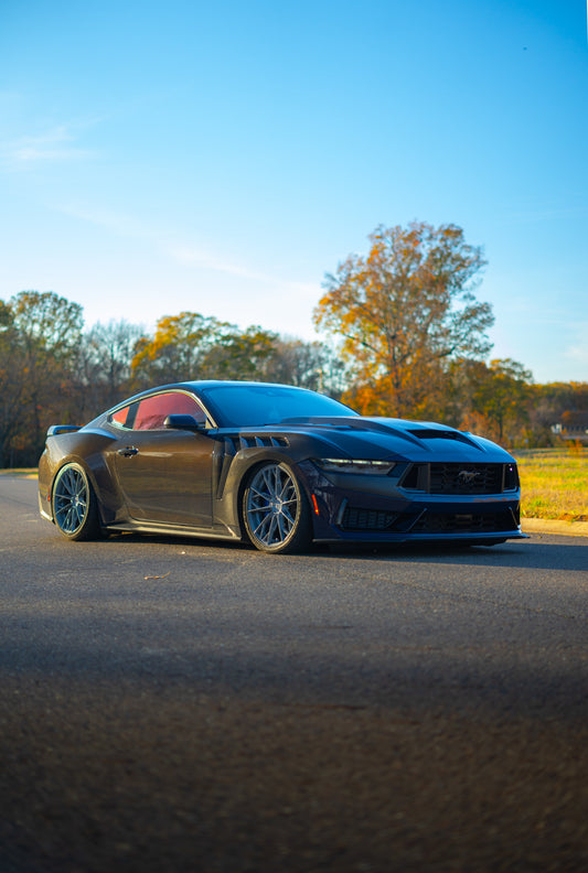 2024 Terminator Hood Mustang Double Sided Dry Carbon Fiber