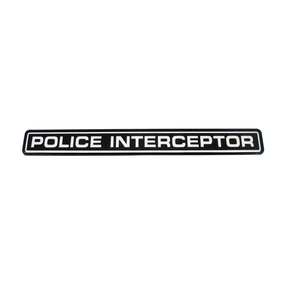 Police Interceptor Badge