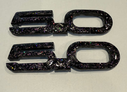 Mustang Carbon Fiber Forged Emblems