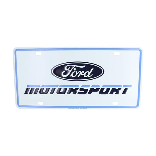 Ford Motorsport License Plate Two Tone