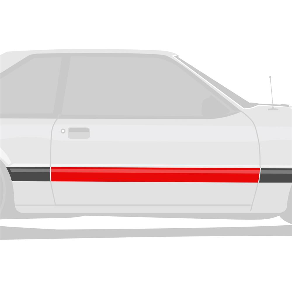 1987-1993 Mustang LX Door Molding RH