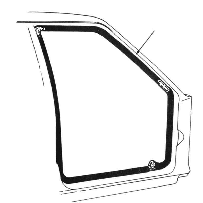 1979-1993 Mustang Door Weatherstripping