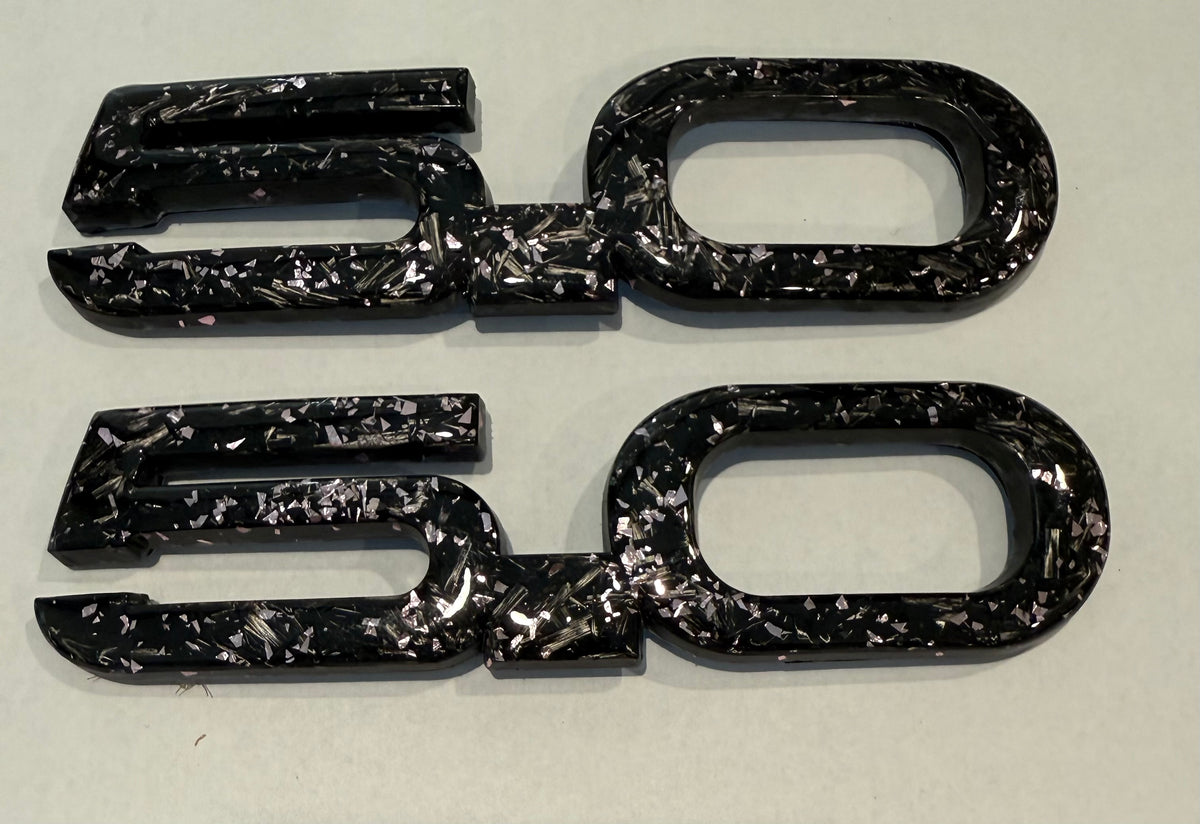 Mustang Carbon Fiber Forged Emblems