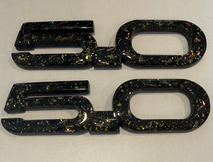 Mustang Carbon Fiber Forged Emblems