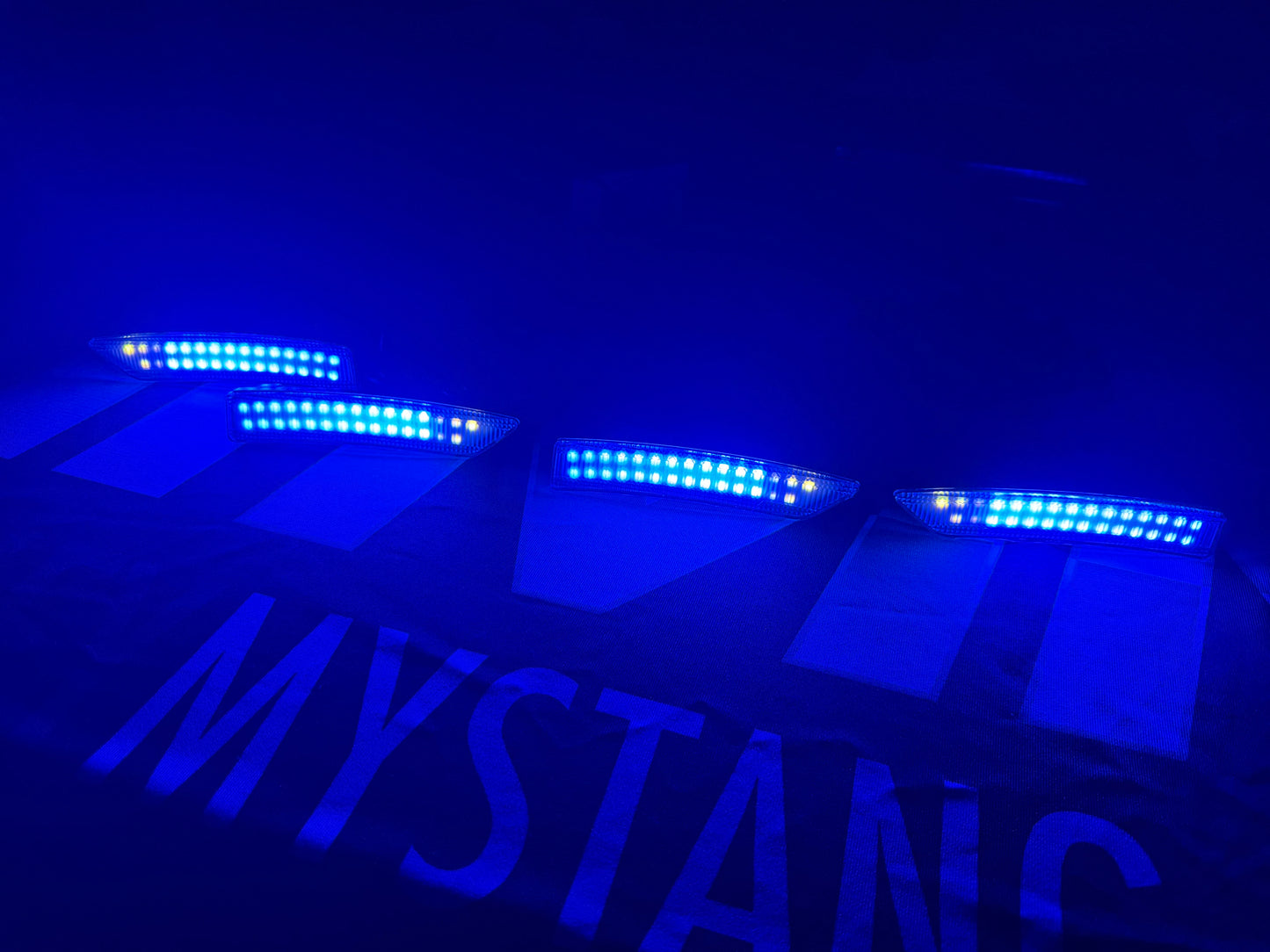 2024-2026 Ford Mustang RGB Side Markers; Set of 4