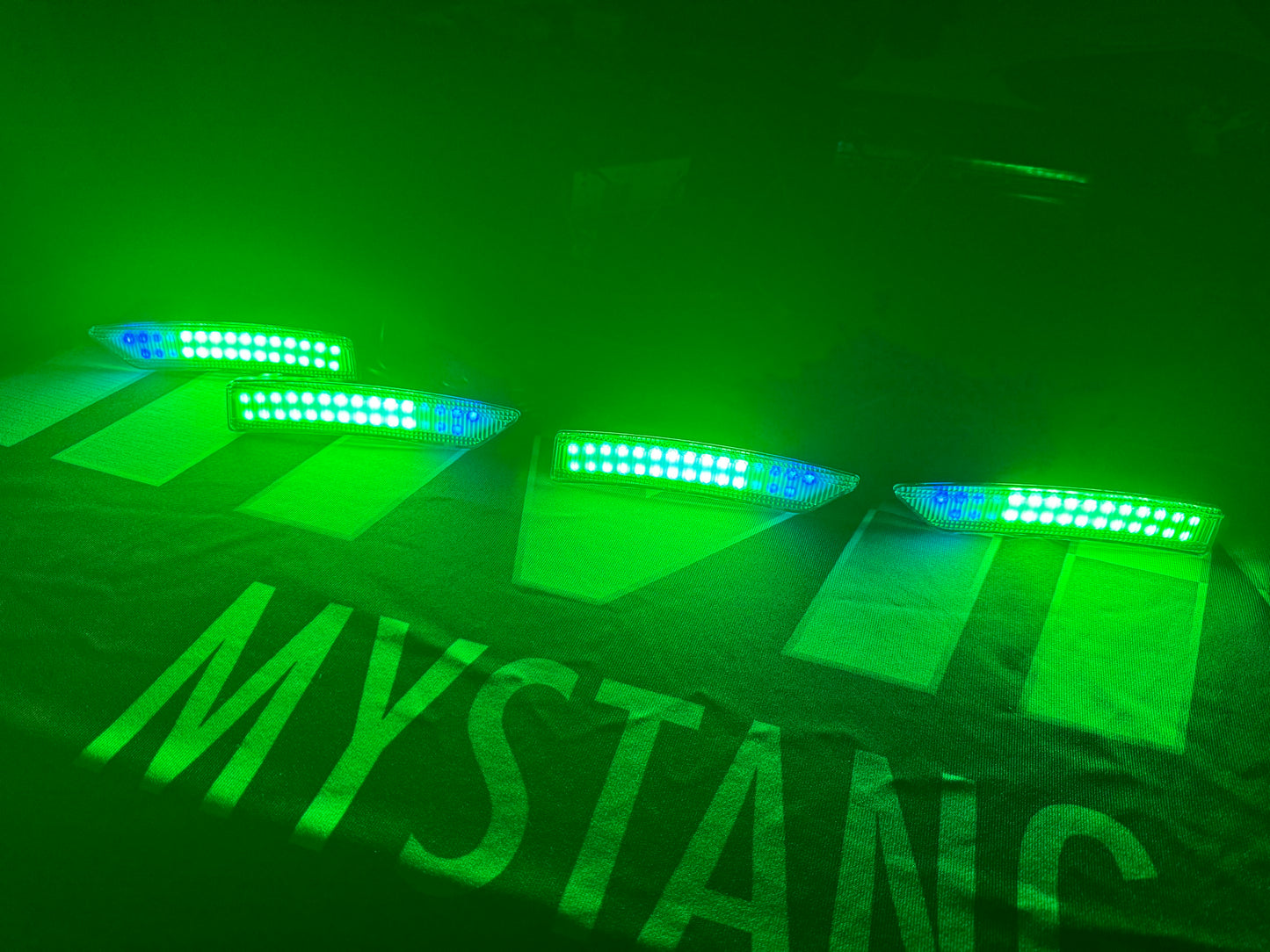 2024-2026 Ford Mustang RGB Side Markers; Set of 4