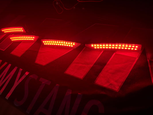 2024-2026 Ford Mustang RGB Side Markers; Set of 4