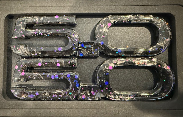 Mustang Carbon Fiber Forged Emblems