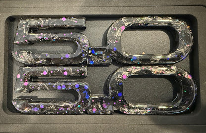 Mustang Carbon Fiber Forged Emblems