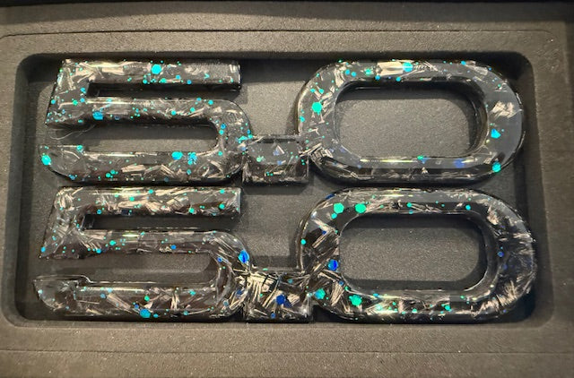 Mustang Carbon Fiber Forged Emblems