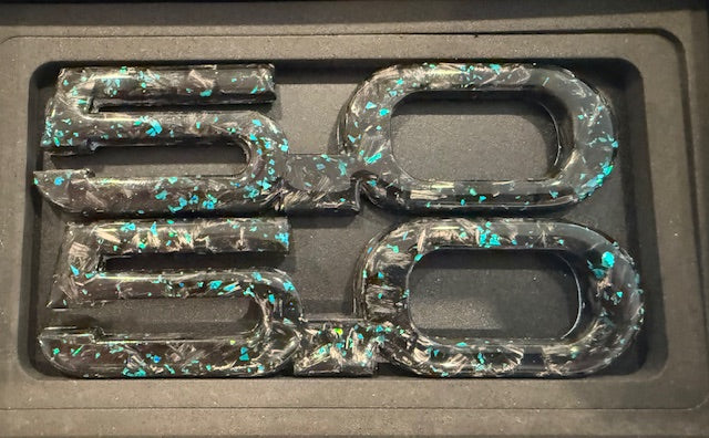 Mustang Carbon Fiber Forged Emblems