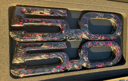 Mustang Carbon Fiber Forged Emblems