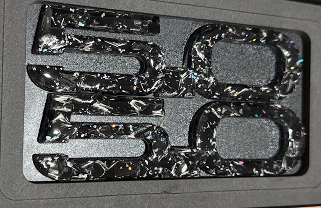 Mustang Carbon Fiber Forged Emblems