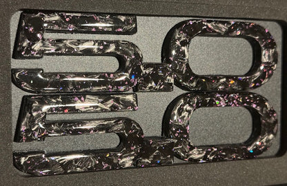 Mustang Carbon Fiber Forged Emblems