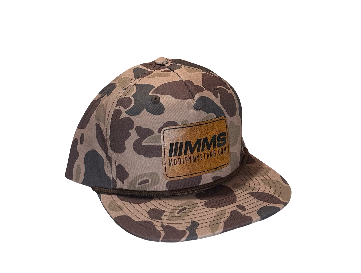 Modify My Stang Leather Patch Hats