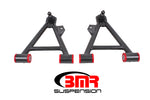 1994-2004 BMR Non-Adjustable Front Lower Coil-Over A-Arms; Polyurethane Bushings; Standard Ball Joint; Black Hammertone