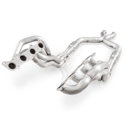 2011-2014 Stainless Power 1-7/8-Inch Long Tube Headers with Catted X-Pipe; Performance Connect