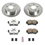 1994-2004 PowerStop Z26 Street Warrior Brake Rotor and Pad Kit; Rear