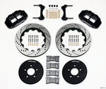 1994-2004 Wilwood Superlite 6R Front Big Brake Kit with 14-Inch Drilled and Slotted Rotors; Black Calipers