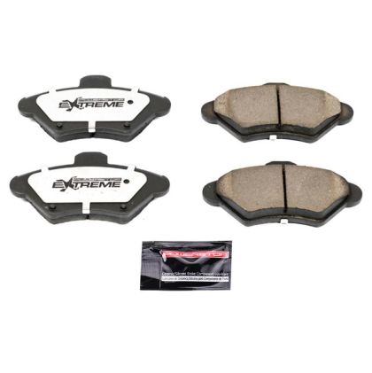 1994-1998 PowerStop Z26 Street Performance Carbon-Fiber Ceramic Brake Pads; Front Pair