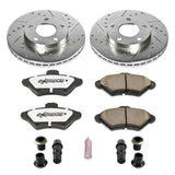 1994-1998 PowerStop Z26 Street Warrior Brake Rotor and Pad Kit; Front