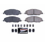 2011-2014 PowerStop Z23 Evolution Sport Carbon-Fiber Ceramic Brake Pads; Front Pair