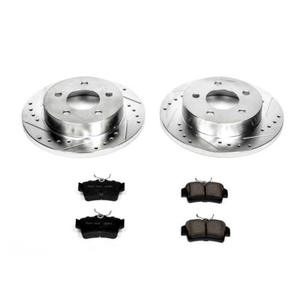 1994-2004 PowerStop Z23 Evolution Sport Brake Rotor and Pad Kit; Rear