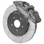 1994-2004 Wilwood AERO6 Race Front Big Brake Kit with 14-Inch Slotted Rotors; Anodized Gray Calipers