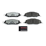 2011-2014 PowerStop Z26 Street Performance Carbon-Fiber Ceramic Brake Pads; Front Pair