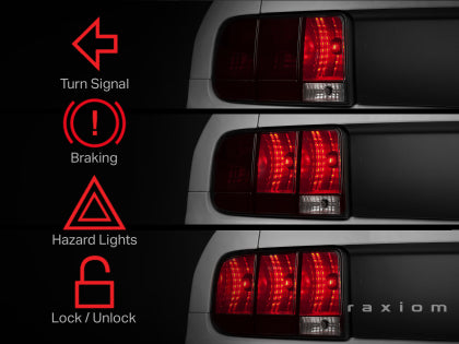 2005-2009 Raxiom Sequential Tail Light Kit; Plug-and-Play