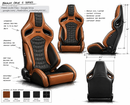 Braum Orue S Series Sport Seats